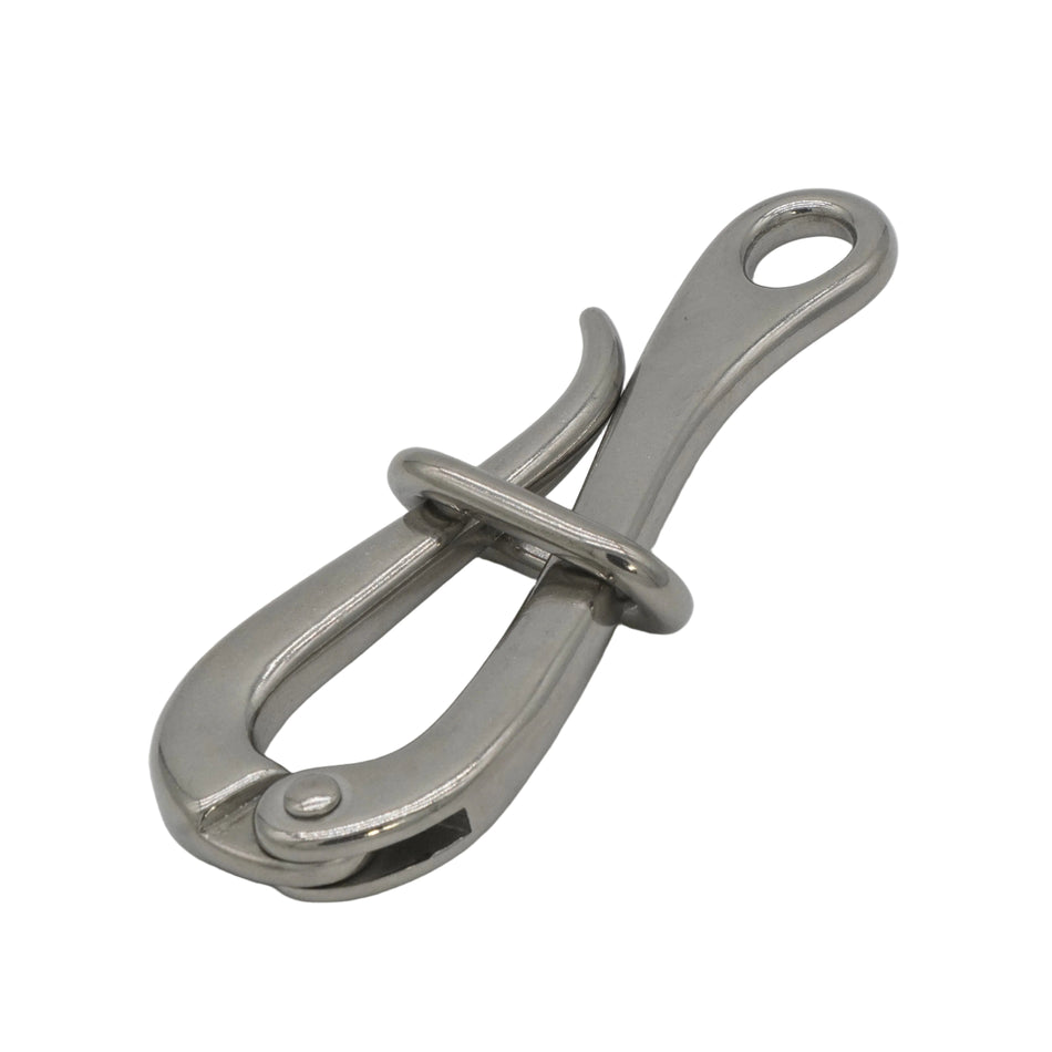 PELICAN HOOK 316 SS W/ RING 6 "