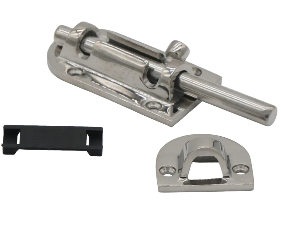 BARREL BOLT 316 STAINLESS STEEL, 2 7/8 " X 1 1/2 "