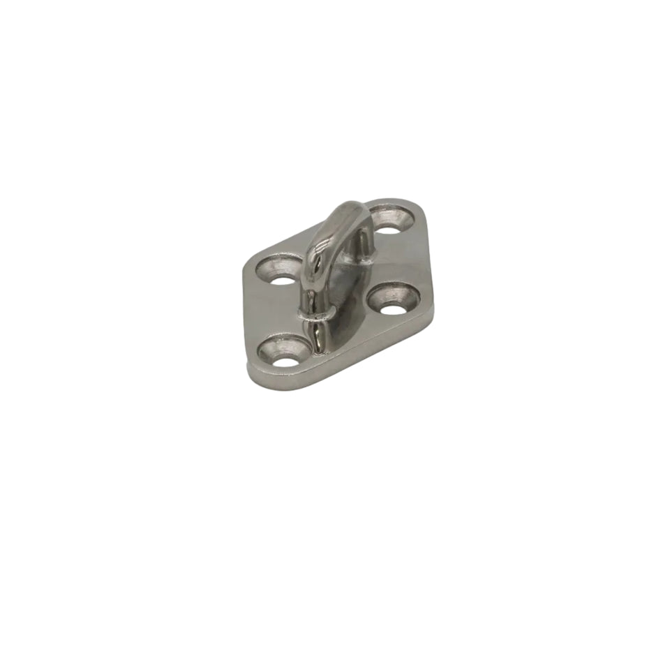 3 15/16DIAMOND SHAPE MOUNTING EYE PLATE FITTING 301 STAINLESS STEEL 1023-0403