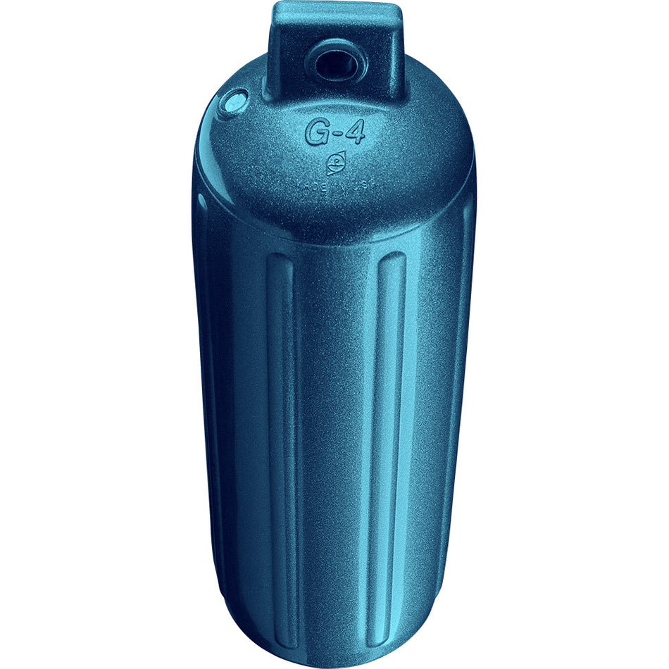 Polyform G-4 Twin Eye Fender 6.5" x 22" - Metallic Blue [G-4 METALLIC BLUE]