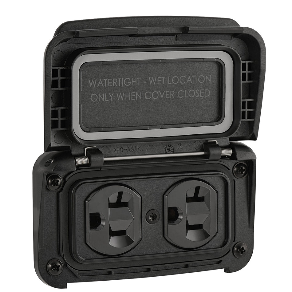 Scanstrut Ventura Series Dual AC Outlet - 125V - 20A [SC-V-P1]