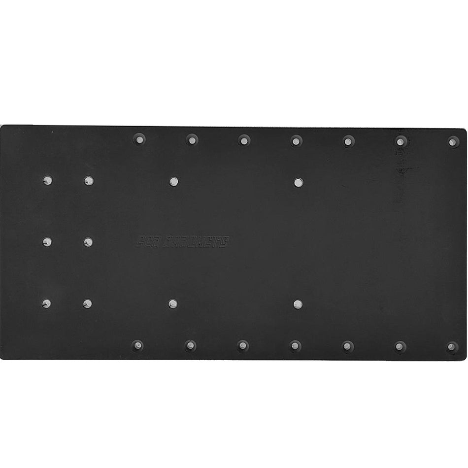Sea Brackets 20" Straight Trolling Motor Plate f/Minn Kota Quest - Black [SEA2310-BLK]