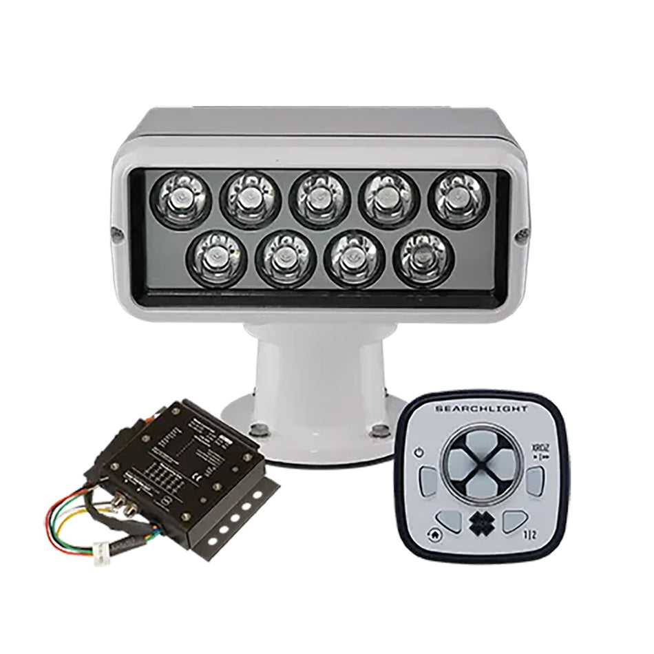ACR RCL-100 LED White Searchlight w/URP-103 Wired Point Pad  URC-104 Master Controller [1978]