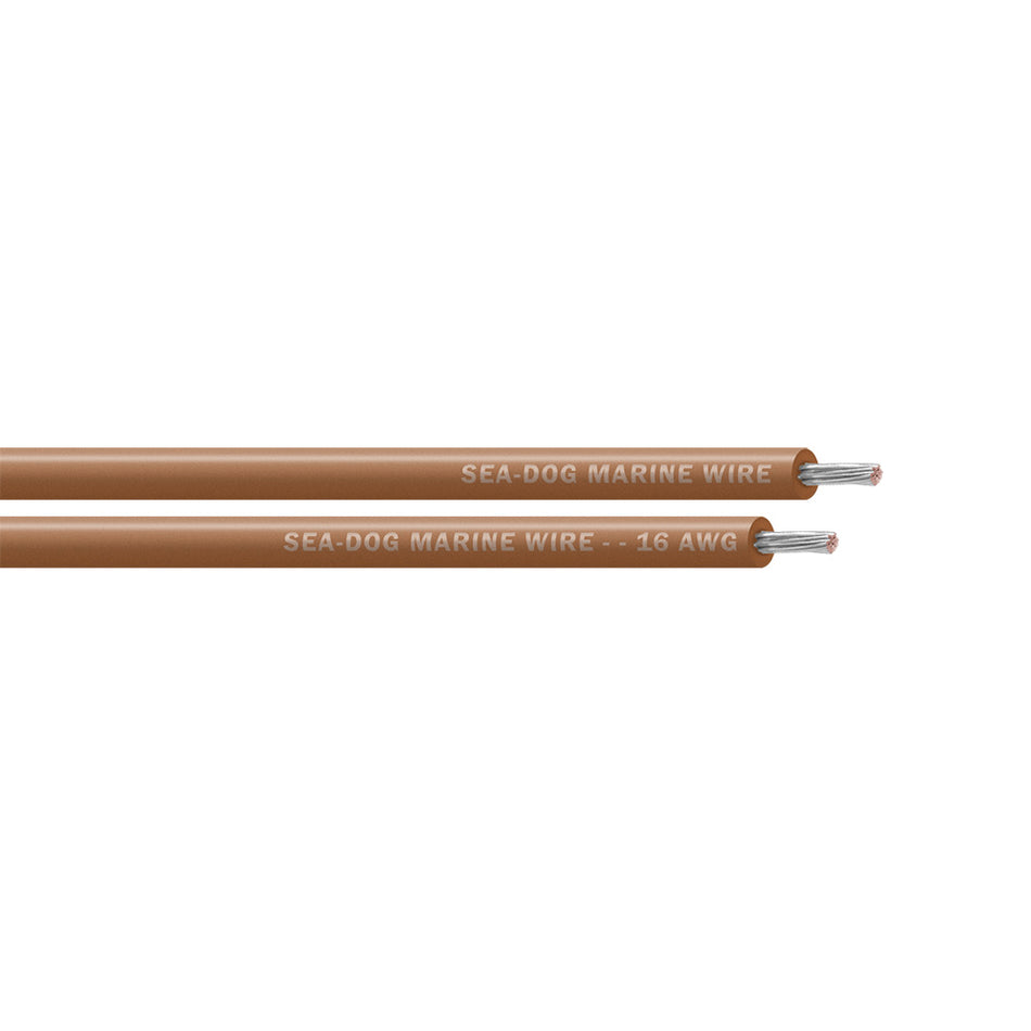 Sea-Dog 16 AWG Tan Primary Wire - 25' [8016120]