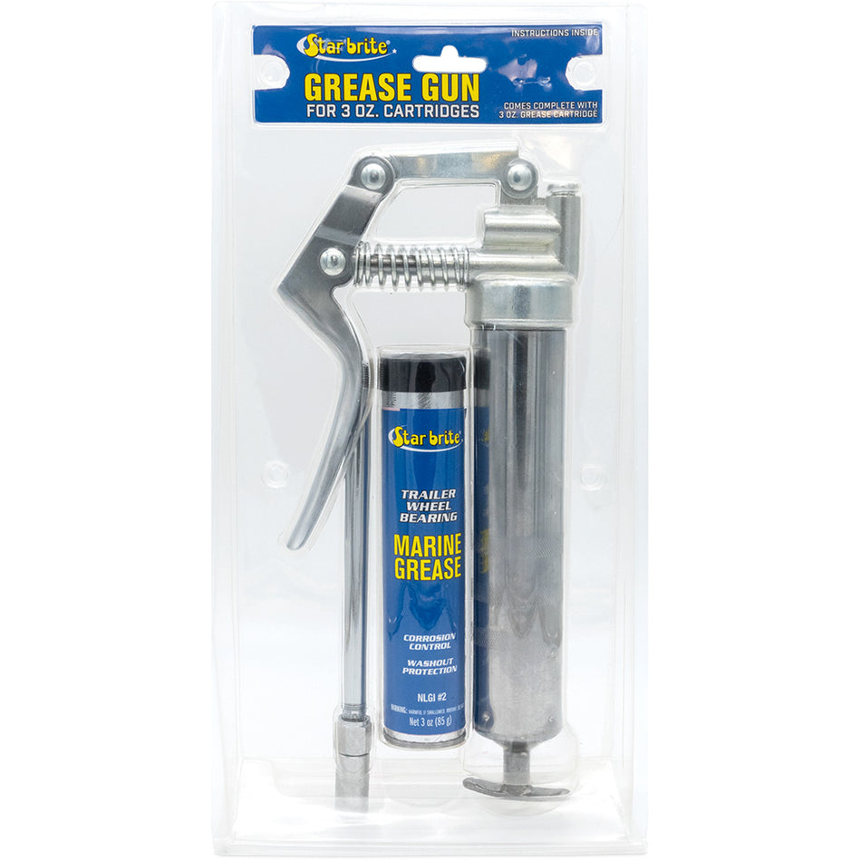 Star brite Pistol Grease Gun w/Marine-Grade Cartridge - 3 oz [28703]