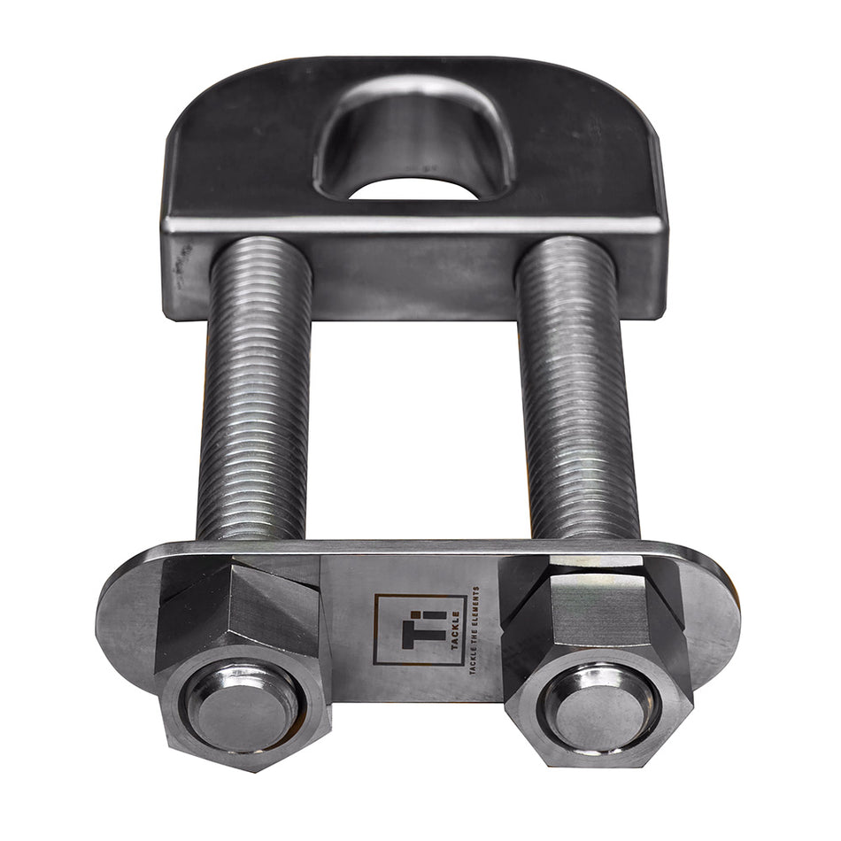 Ti-Tackle Titanium Bow D Ring - 4" Long Stud [TT-BOW-DRING]