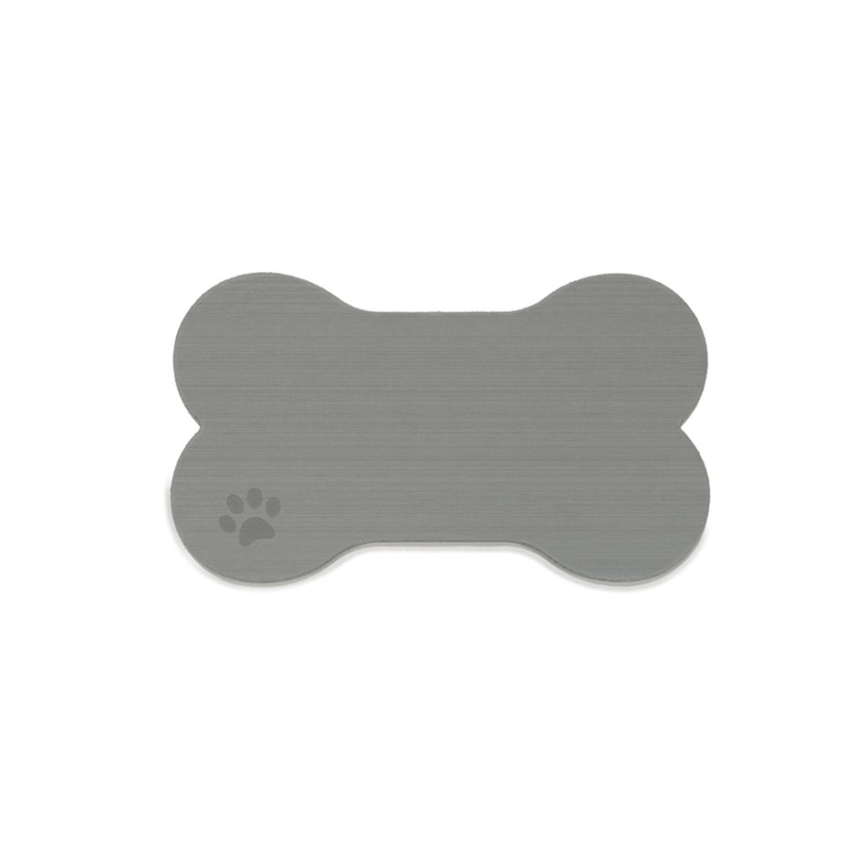 SeaDek Dog Bowl Mat - Storm Grey/Black - Small - 12" x 21" [62713-90837]