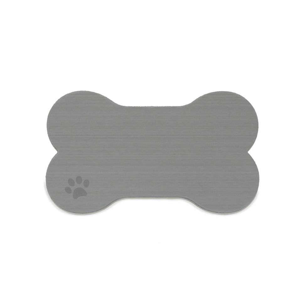 SeaDek Dog Bowl Mat - Storm Grey/Black - Medium - 12.5" x 24" [62714-90837]