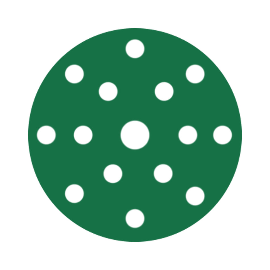 RUPES PROCUT Film Abrasive Discs 150mm (6") - 15 Holes - P120 Grit *Box of 50pcs [9.45FD120]