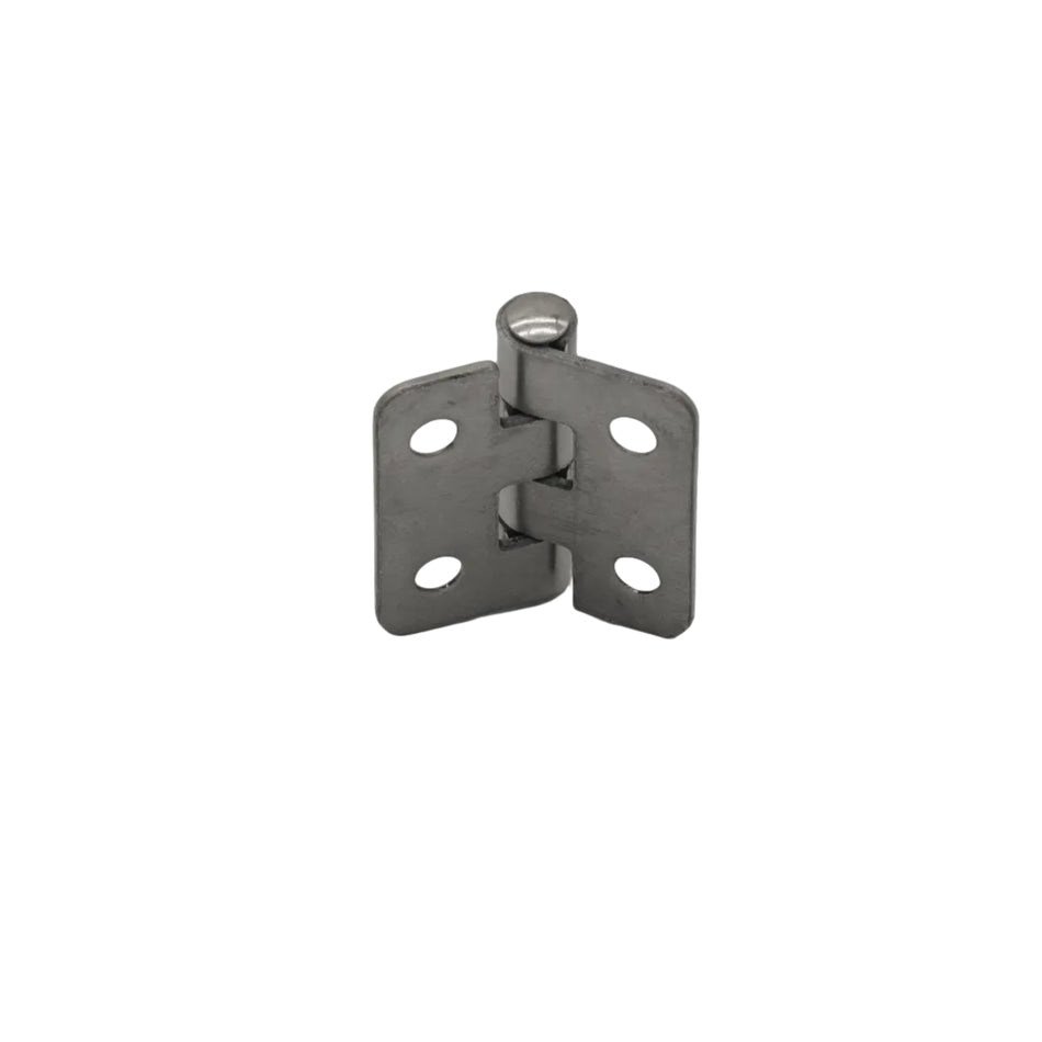 STAMPED HINGE 316 STAINLESS STEEL POLISH FRONT 1 1/2 " X 1 1/2 "