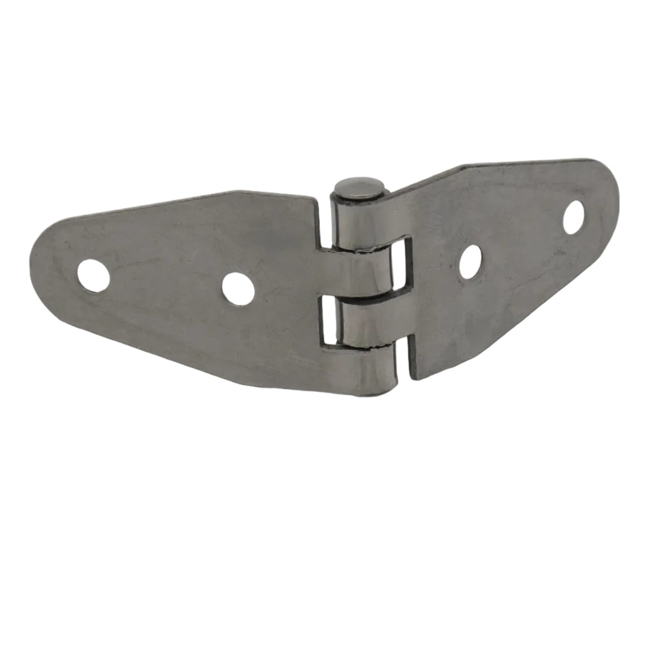 STAMPED HINGE 316 STAINLESS STEEL,POLISH FRONT 2 1/8 " X 4 "