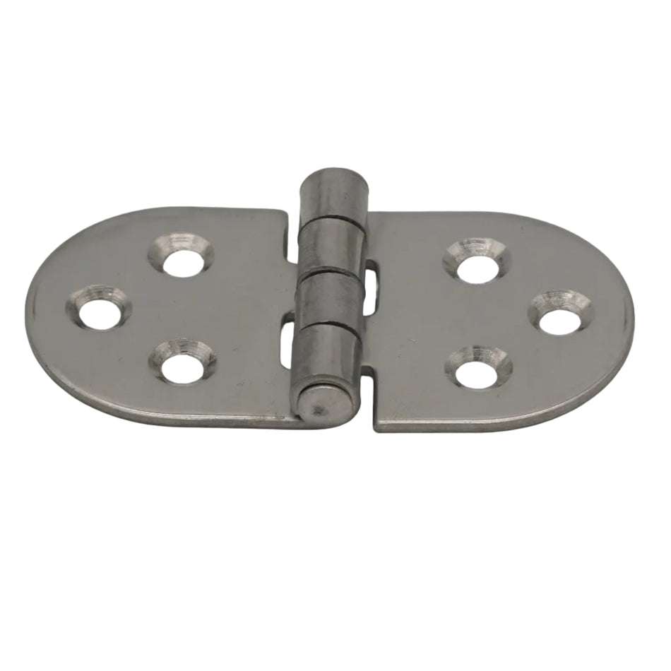 STAMPED HINGE 316 STAINLESS STEEL POLISH FRONT 1 1/2 " X 3 "