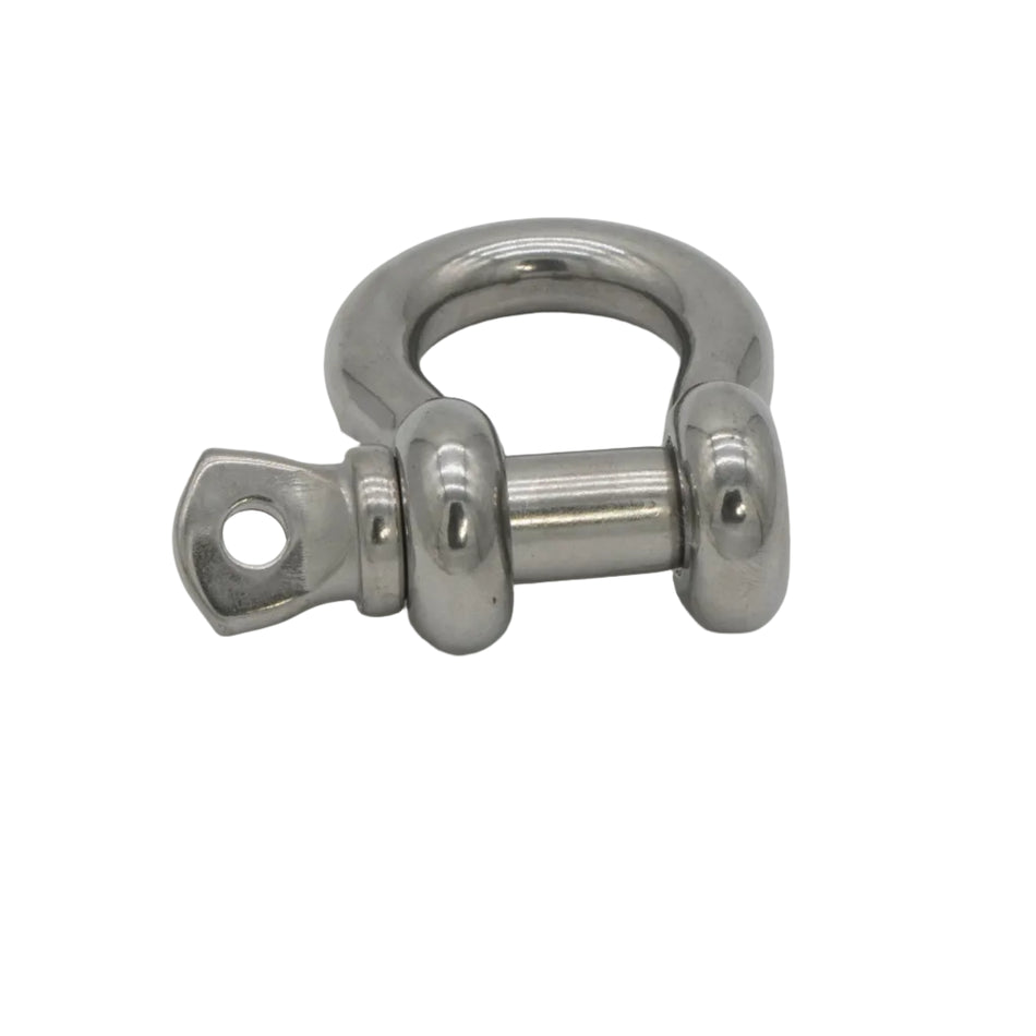 BOW SHACKLE 316 STAINLESS STEEL,EYE SCREW PIN LOADRATED 5/8''