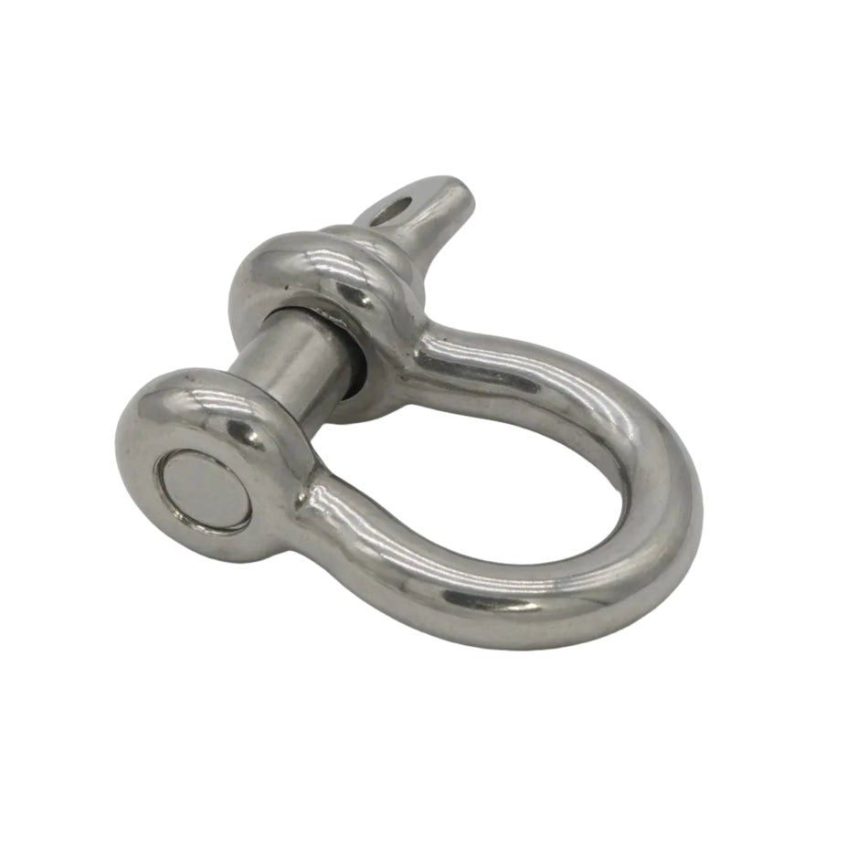 BOW SHACKLE 316 STAINLESS STEEL,EYE SCREW PIN LOADRATED 5/8''