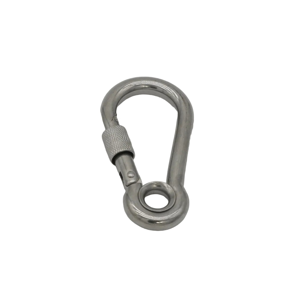 3 1/8 "  SALT RESISTANT SNAP HOOK WITH EYE 316 STAINLESS STEEL 2604-0108