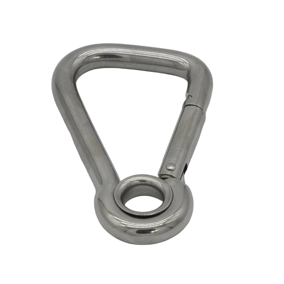 3 1/8 " SALT RESISTANT SNAP HOOK WITH EYE 316 STAINLESS STEEL 2606-0108