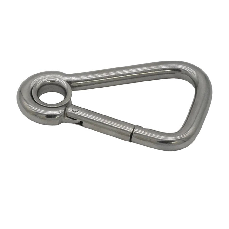 3 1/8 " SALT RESISTANT SNAP HOOK WITH EYE 316 STAINLESS STEEL 2606-0108