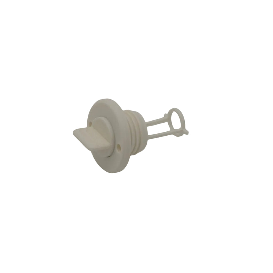 NYLON DRAIN PLUG WHITE 1 "