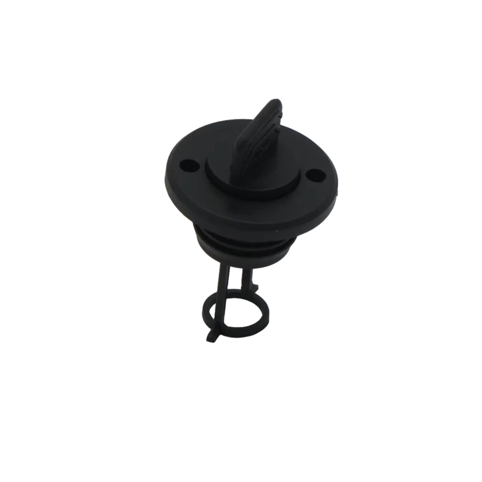 NYLON DRAIN PLUG BLACK 1''