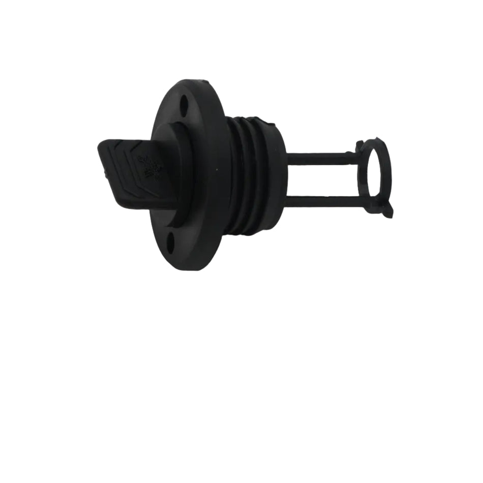 NYLON DRAIN PLUG BLACK 1''