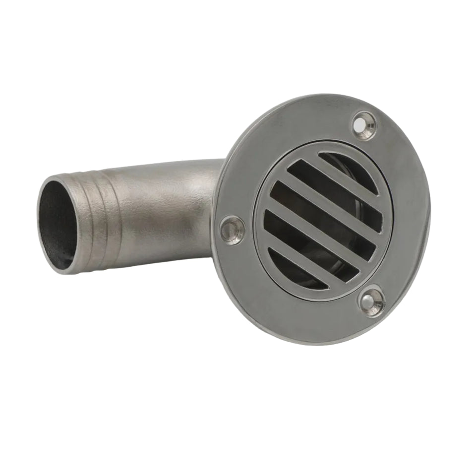 90° COCKPIT DRAIN 1 1/4 " 316 STAINLESS STEEL 3411-1221