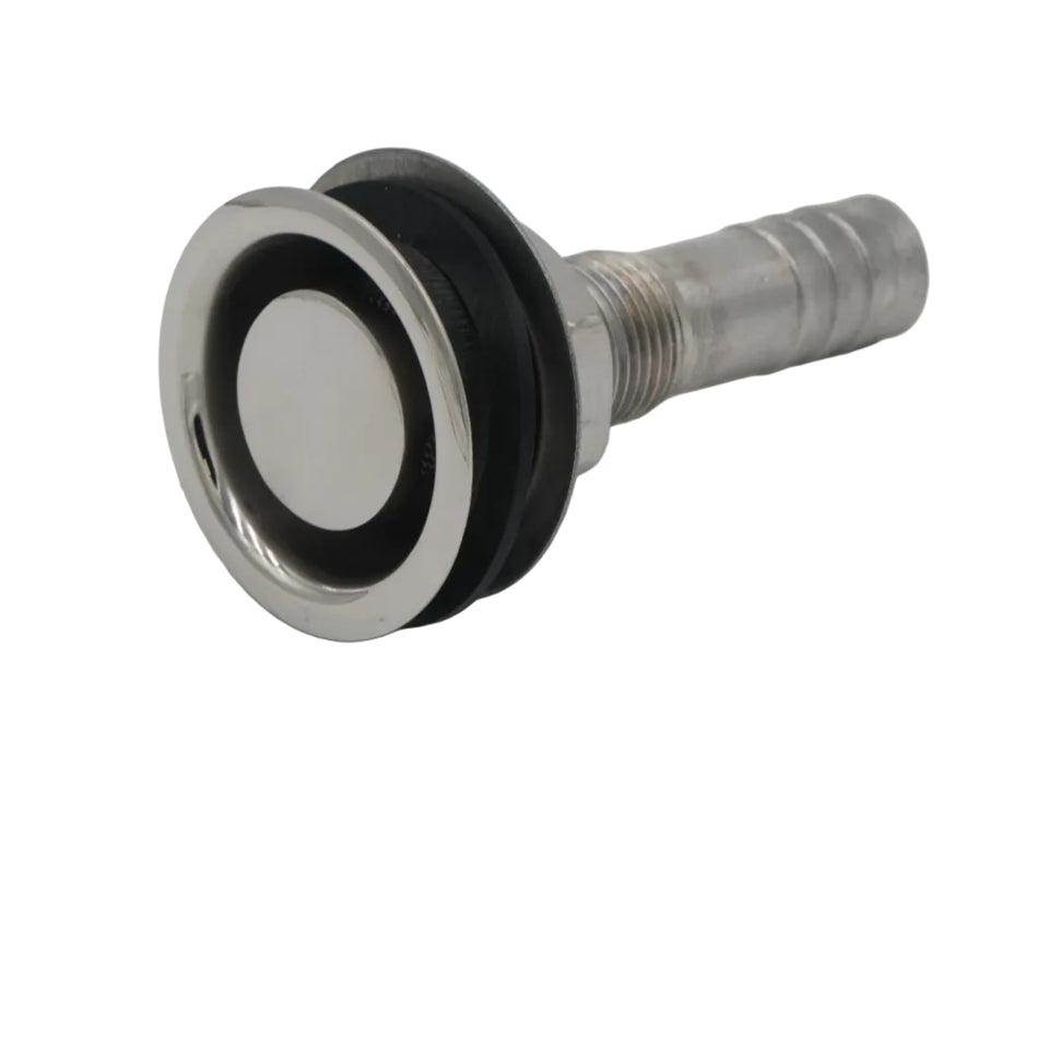 BREATHER RECESSED 316 SS STRAIGHT 5/8 " HOSE