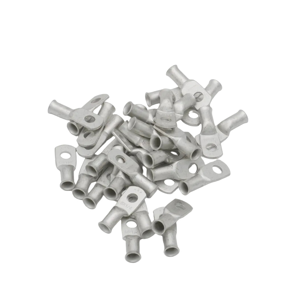6G CABLE HD MARINE BATTERY LUG STUD SIZE 1/4 | 25-PACK