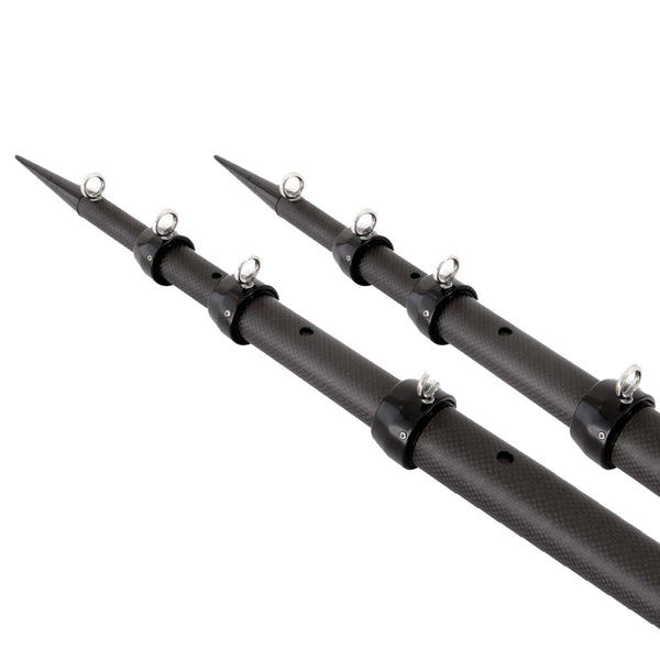 Tigress XD 3k Carbon Fiber Telescoping Outrigger Poles - 18 feet