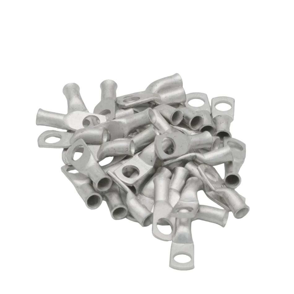 8G CABLE HD MARINE BATTERY LUG STUD SIZE 1/4 | 25-PACK