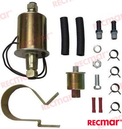 MARINE IN LINE ELECTRIC FUEL PUMP P74021 12 Volt. 4-6PSI