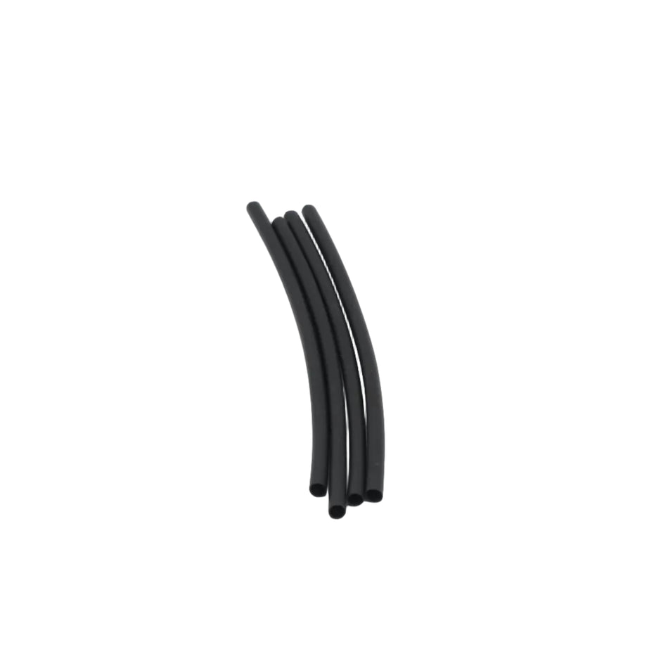 HD Heat Shrink Tubing w/ Adhesive, Black, 6" L, 4 Pack, 3:1, 20 14 AWG