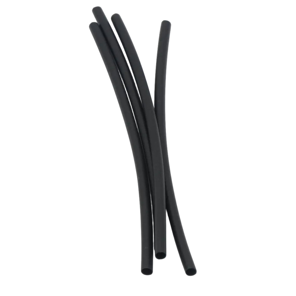 HD Heat Shrink Tubing w/ Adhesive, Black, 6" L, 4 Pack, 3:1, 20 14 AWG