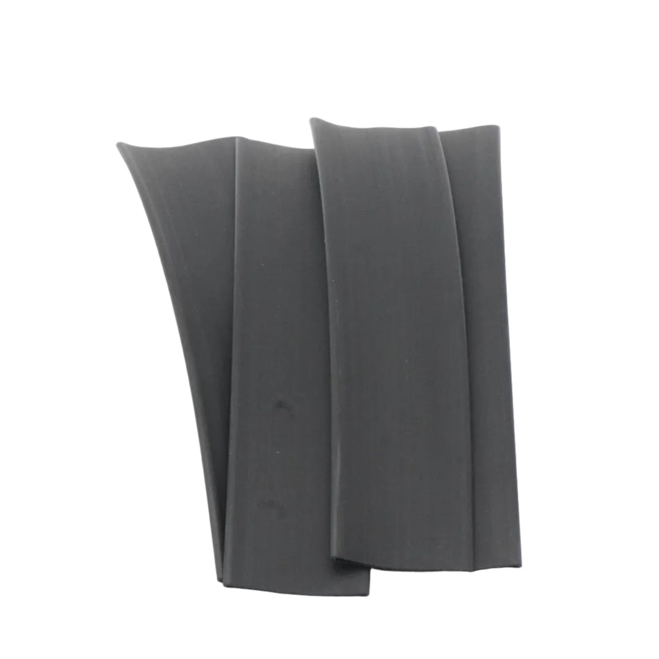 HD Heat Shrink Tubing w/ Adhesive, Black, 6" L, 4 Pack, 3:1, 4/0 AWG