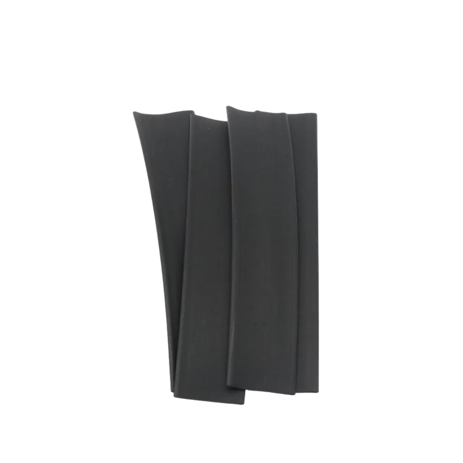 HD Heat Shrink Tubing w/ Adhesive, Black, 6" L, 4 Pack, 3:1, 4/0 AWG