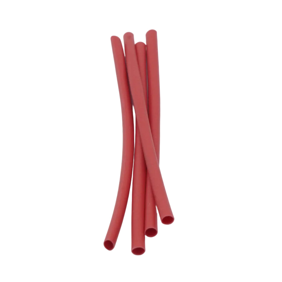 HD Heat Shrink Tubing w/ Adhesive, Red, 6" L, 4 Pack, 3:1, 20 14 AWG