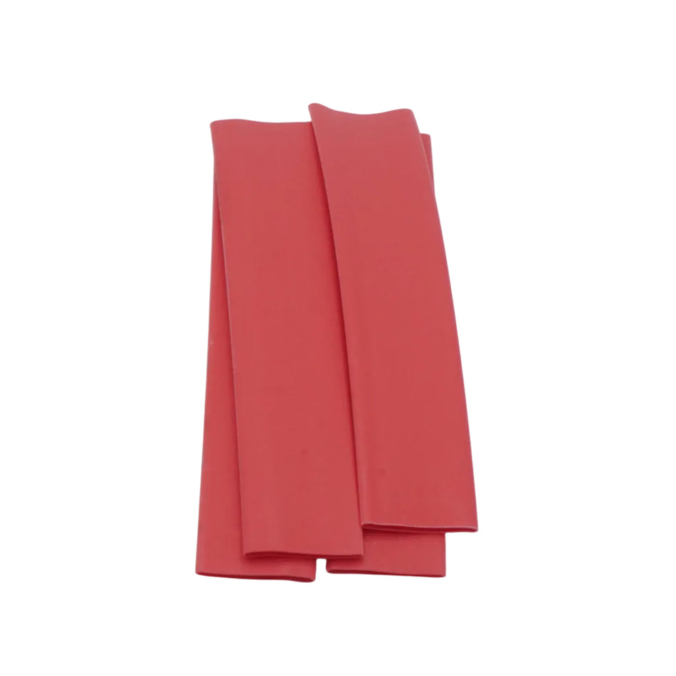 HD Heat Shrink Tubing w/ Adhesive, Red, 6" L, 4 Pack, 3:1, 4/0 AWG