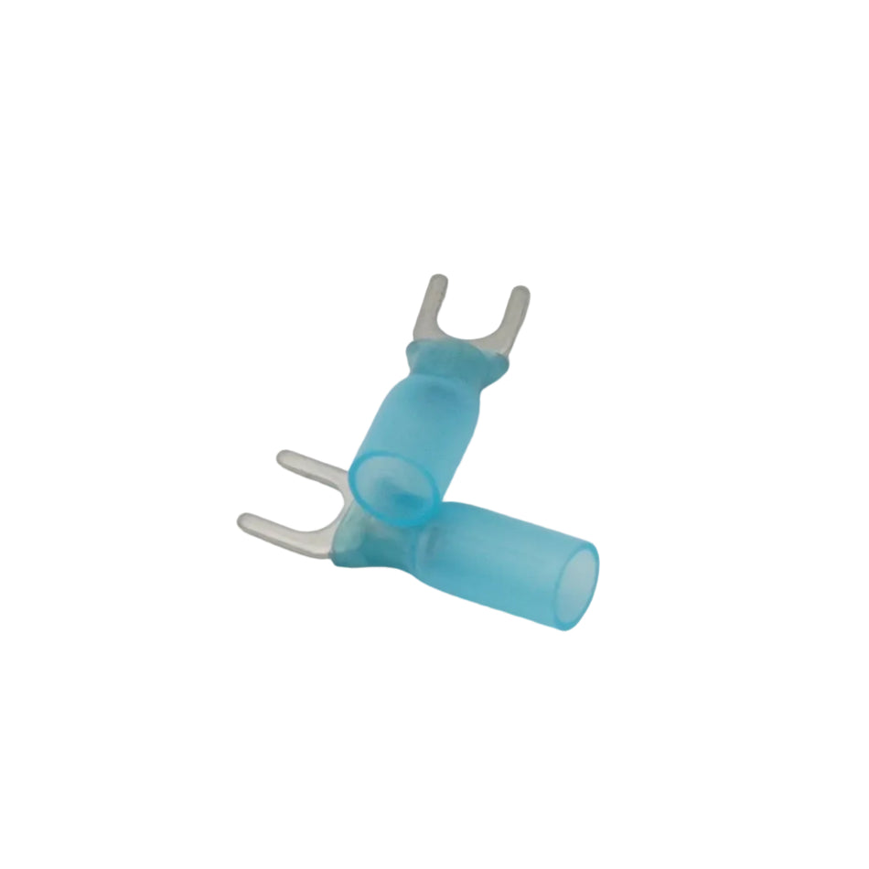 HDPE Heat Shrink Fork Terminal #5 16 14 AWG 30 Pack