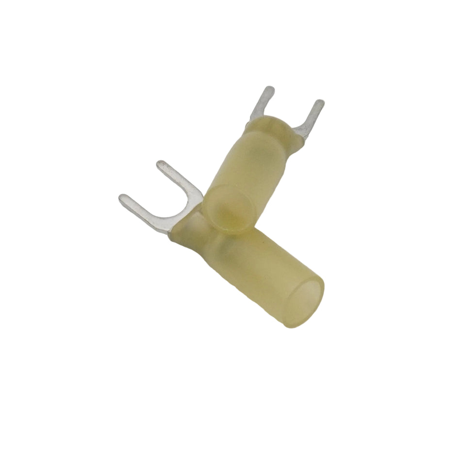 HDPE Heat Shrink Fork Terminal #6 12 10 AWG 30 Pack