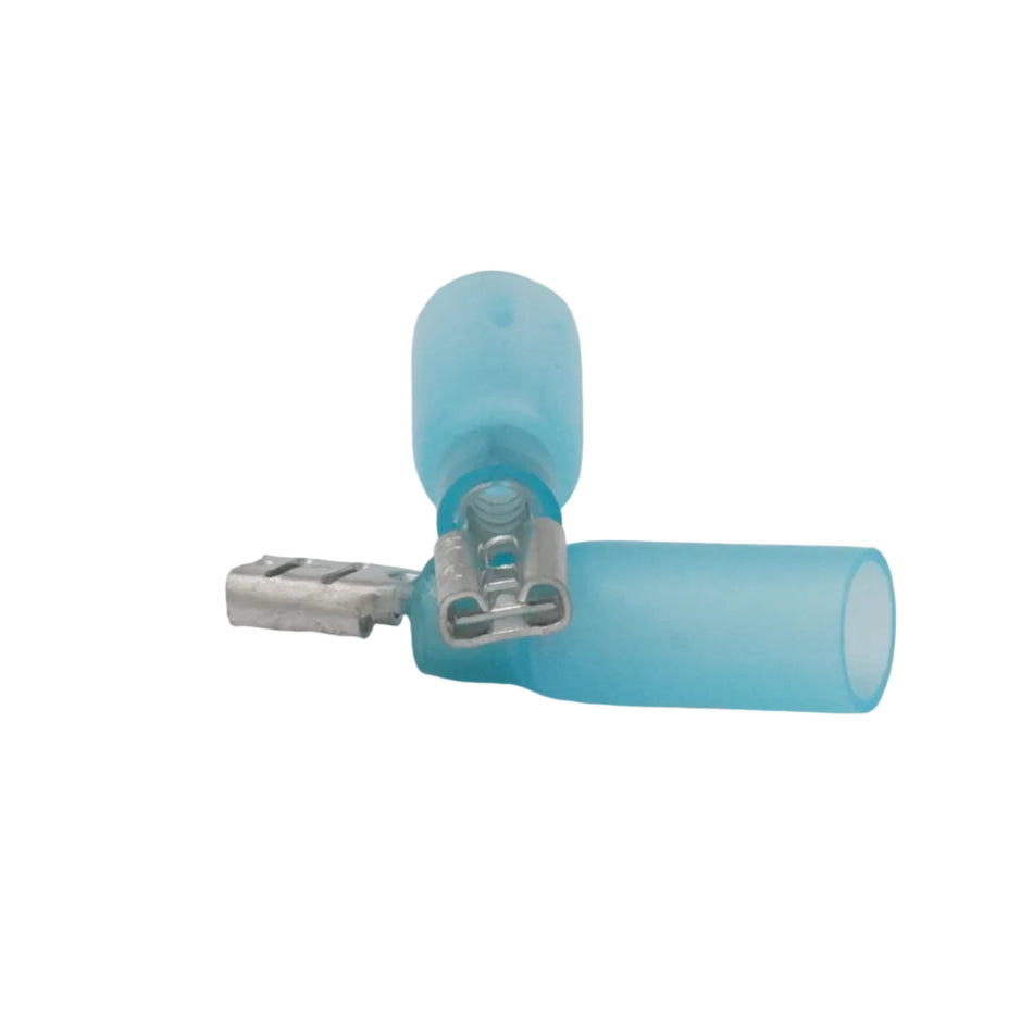 HDPE Heat Shrink 3/16" Push On Terminal 16 14 AWG 30 Pack