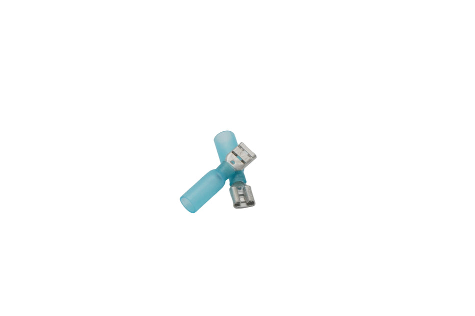 HDPE Heat Shrink 1/4" Push On Terminal 16 14 AWG 30 Pack
