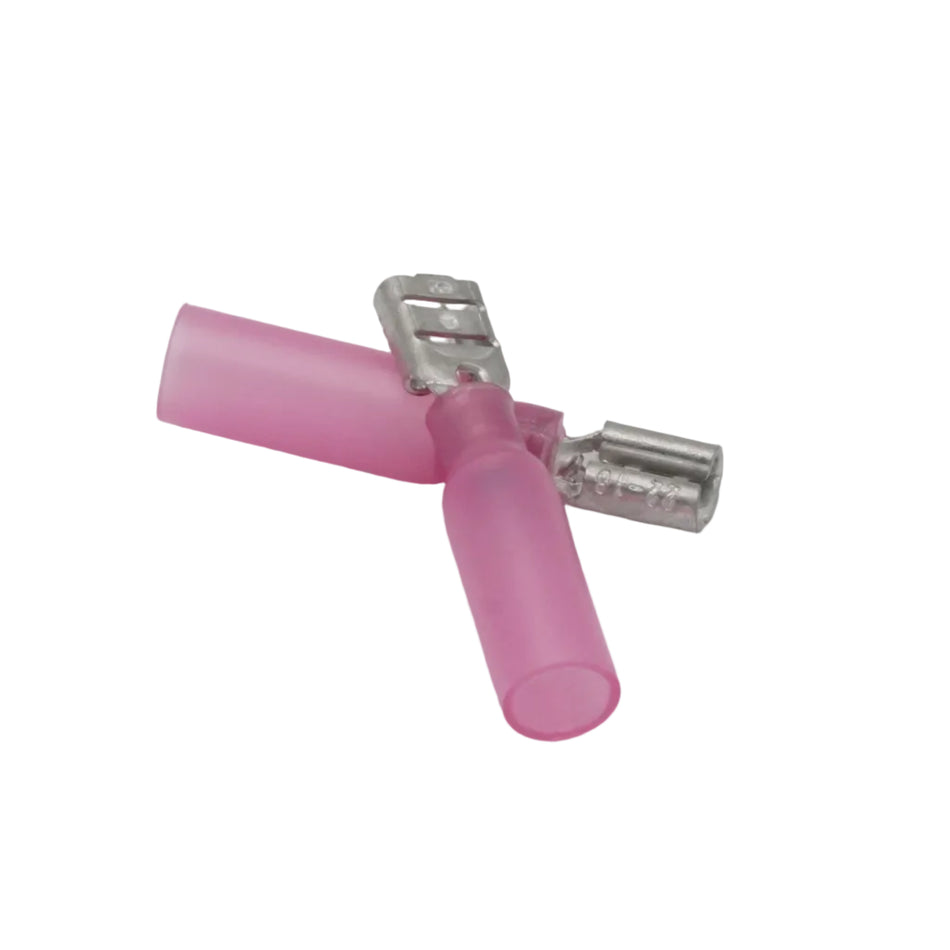 HDPE Heat Shrink 3/16" Push On Terminal 22 16 AWG 30 Pack