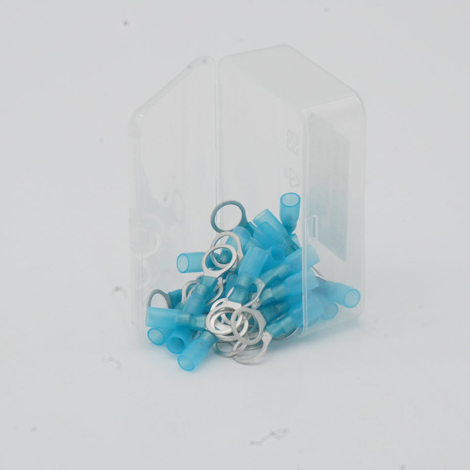 HDPE Heat Shrink Ring Terminal #10 16 14 AWG 30 Pack
