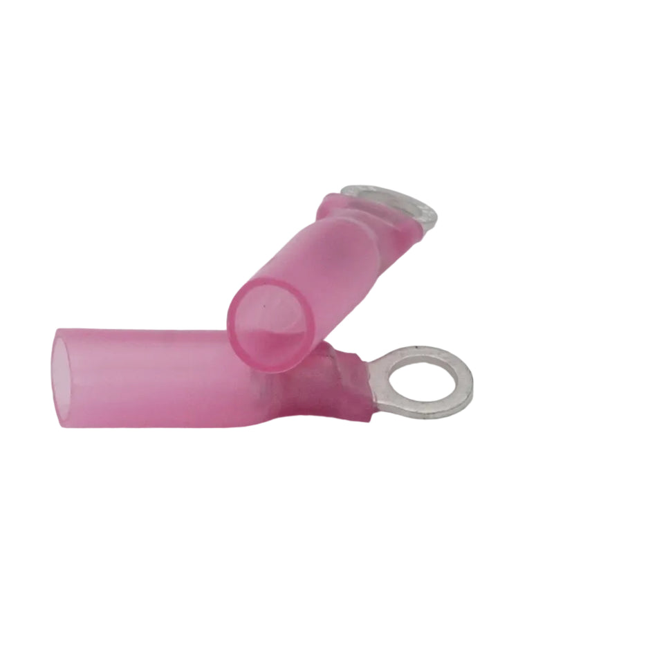 HDPE Heat Shrink Ring Terminal #4 22-16 AWG 30 Pack
