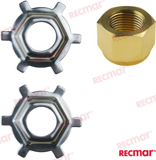 PROP LOCK NUT AND STAR WASHER 11-52707Q1 90508-ZW1-003 52707A1