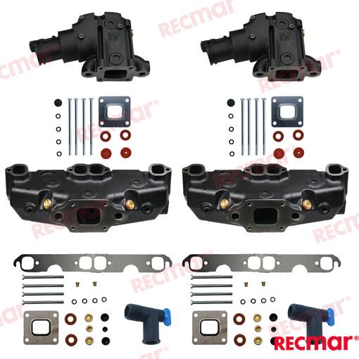 EXHAUST KIT MCM 2002+ GM305/350/377 V8 D MARV8 5K