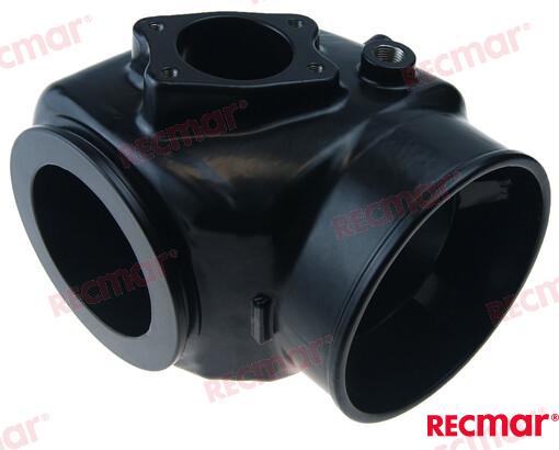 EXHAUST ELBOW VOLVO PENTA D4 D6 21700014, 22671214, 22948847 STAINLESS STEEL
