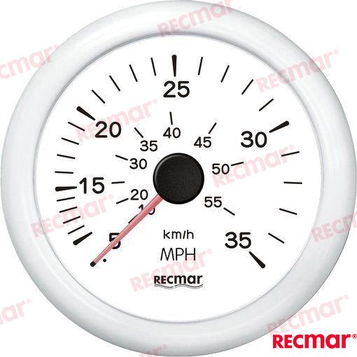 SPEEDOMETER_0/35_MPH_WHITE