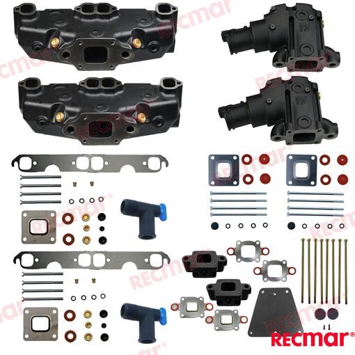 EXHAUST KIT MCM 2002+ GM305/350/377 V8 D MARV8 6K