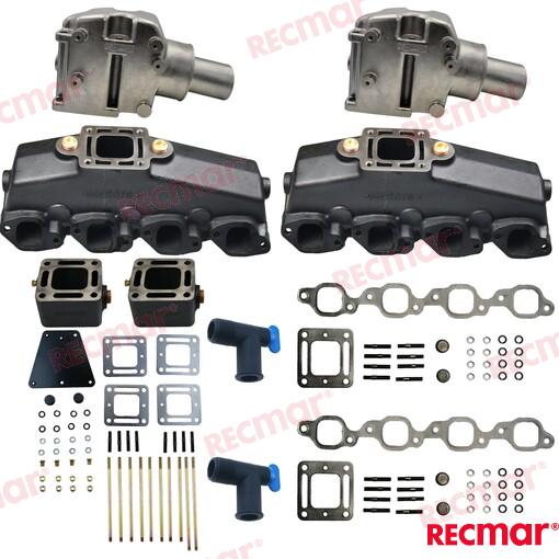 EXHAUST KIT MCM 1981+ GM454 /330/340/370 MARV8 8K