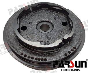 FLYWHELL ASSY MODELS 15/20BM CARBURETIO